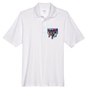 Home Plate Drip Ice Cream Softball & Baseball Men's Origin Performance Pique Polo