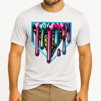 Home Plate Drip Ice Cream Softball & Baseball Cooling Performance Crew T-Shirt