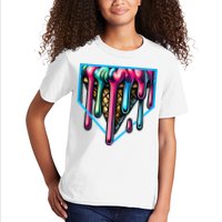 Home Plate Drip Ice Cream Softball & Baseball Kids T-Shirt