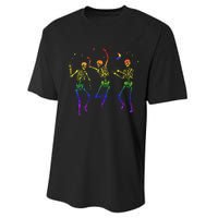 Halloween Pride Dancing Skeletons Celebrate LGBTQ+ Performance Sprint T-Shirt