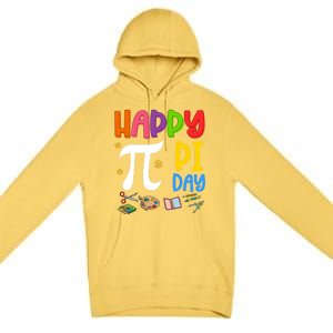 Happy Pi Day Math Teachers Student Professor Pi Day Gift Premium Pullover Hoodie