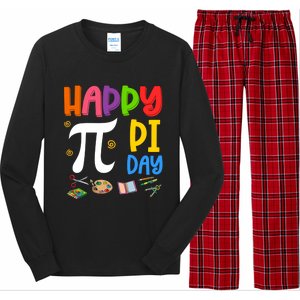 Happy Pi Day Math Teachers Student Professor Pi Day Gift Long Sleeve Pajama Set