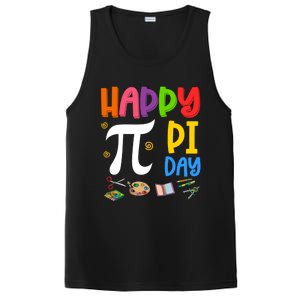 Happy Pi Day Math Teachers Student Professor Pi Day Gift PosiCharge Competitor Tank