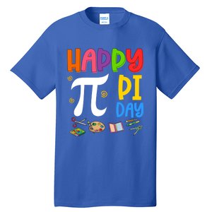 Happy Pi Day Math Teachers Student Professor Pi Day Gift Tall T-Shirt