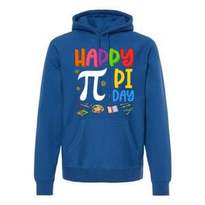 Happy Pi Day Math Teachers Student Professor Pi Day Gift Premium Hoodie