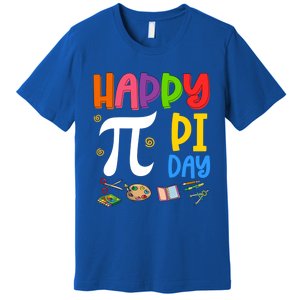 Happy Pi Day Math Teachers Student Professor Pi Day Gift Premium T-Shirt