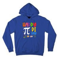 Happy Pi Day Math Teachers Student Professor Pi Day Gift Tall Hoodie