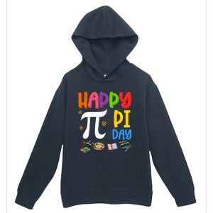 Happy Pi Day Math Teachers Student Professor Pi Day Gift Urban Pullover Hoodie