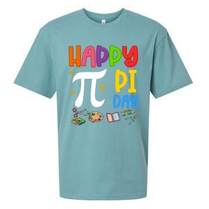 Happy Pi Day Math Teachers Student Professor Pi Day Gift Sueded Cloud Jersey T-Shirt