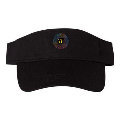 Happy Pi Day 314 Pi Spiral Symbol Math Science Lover Nerdy Gift Valucap Bio-Washed Visor