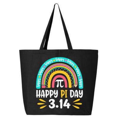 Happy Pi Day Mathematic Math Teacher Gift Rainbow 25L Jumbo Tote