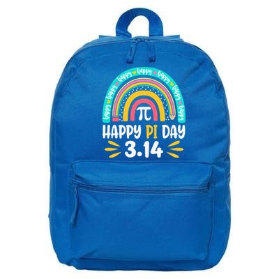 Happy Pi Day Mathematic Math Teacher Gift Rainbow 16 in Basic Backpack