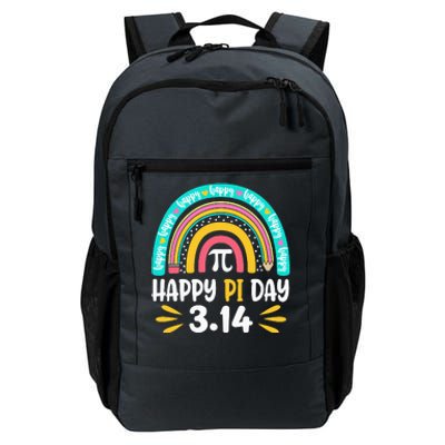 Happy Pi Day Mathematic Math Teacher Gift Rainbow Daily Commute Backpack