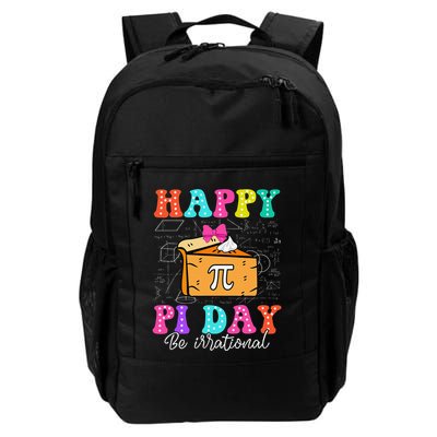 Happy Pi Day Funny Math Coach Teacher Pi Day Coquette Bow Daily Commute Backpack
