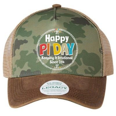 Happy Pi Day Keeping It Irrational Since 3.14 Legacy Tie Dye Trucker Hat