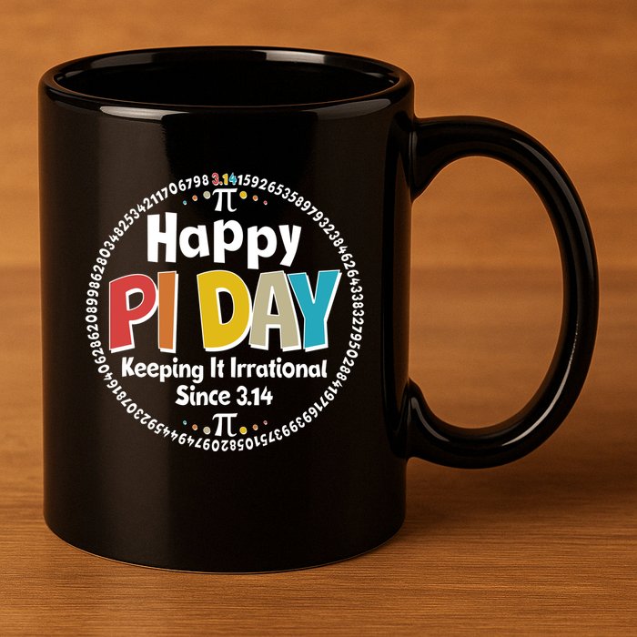 Happy Pi Day Keeping It Irrational Since 3.14 11oz C Handle Ceramic Mug