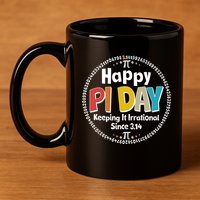 Happy Pi Day Keeping It Irrational Since 3.14 11oz C Handle Ceramic Mug