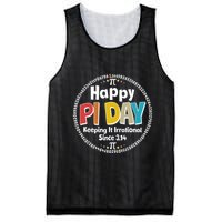 Happy Pi Day Keeping It Irrational Since 3.14 Mesh Reversible Basketball Jersey Tank