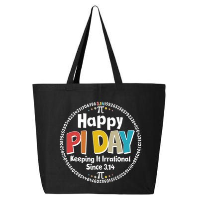 Happy Pi Day Keeping It Irrational Since 3.14 25L Jumbo Tote