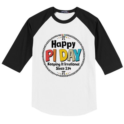 Happy Pi Day Keeping It Irrational Since 3.14 Baseball Sleeve Shirt