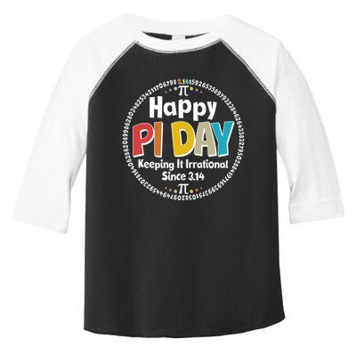 Happy Pi Day Keeping It Irrational Since 3.14 Toddler Fine Jersey T-Shirt