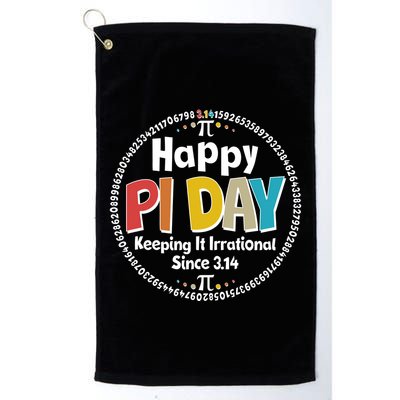 Happy Pi Day Keeping It Irrational Since 3.14 Golf Towel