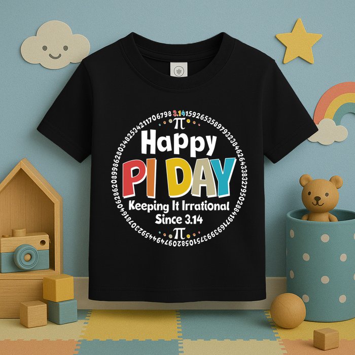 Happy Pi Day Keeping It Irrational Since 3.14 Toddler T-Shirt