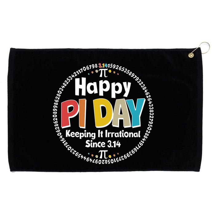 Happy Pi Day Keeping It Irrational Since 3.14 Grommeted Golf Towel