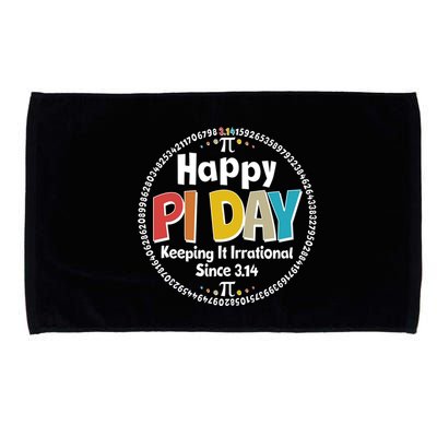 Happy Pi Day Keeping It Irrational Since 3.14 Microfiber Hand Towel