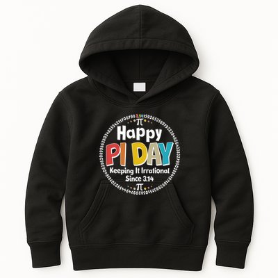 Happy Pi Day Keeping It Irrational Since 3.14 Kids Hoodie