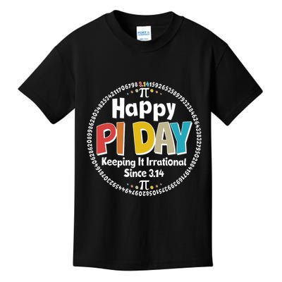 Happy Pi Day Keeping It Irrational Since 3.14 Kids T-Shirt