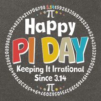 Happy Pi Day Keeping It Irrational Since 3.14 Cotton Canvas Backpack