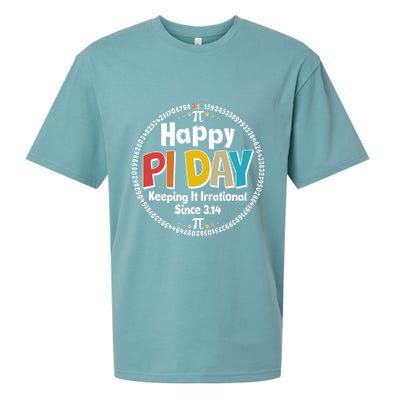 Happy Pi Day Keeping It Irrational Since 3.14 Sueded Cloud Jersey T-Shirt