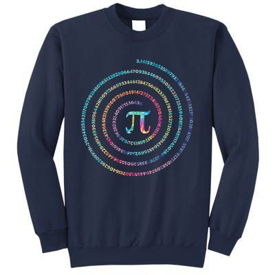 Happy Pi Day Tie Dye Pi Mathematic Math Teachers Sweatshirt