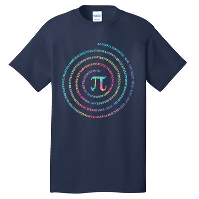 Happy Pi Day Tie Dye Pi Mathematic Math Teachers Tall T-Shirt