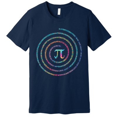 Happy Pi Day Tie Dye Pi Mathematic Math Teachers Premium T-Shirt