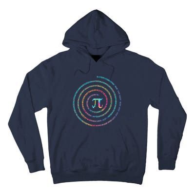 Happy Pi Day Tie Dye Pi Mathematic Math Teachers Tall Hoodie