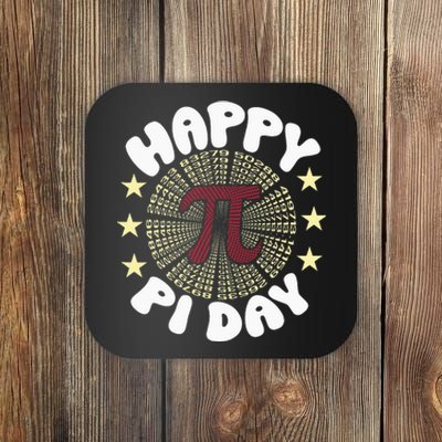 Happy Pi Day Funny Pi Mathematic Math for Teachers  Coaster