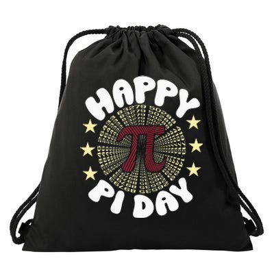 Happy Pi Day Funny Pi Mathematic Math for Teachers  Drawstring Bag