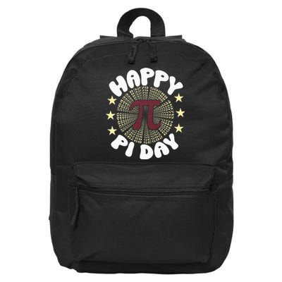 Happy Pi Day Funny Pi Mathematic Math for Teachers  16 in Basic Backpack