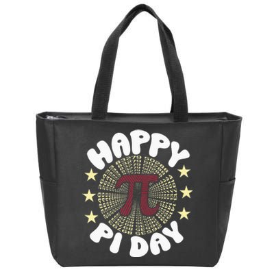 Happy Pi Day Funny Pi Mathematic Math for Teachers  Zip Tote Bag