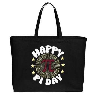 Happy Pi Day Funny Pi Mathematic Math for Teachers  Cotton Canvas Jumbo Tote