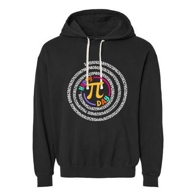 Happy Pi Day 3.14 Mathematic Math Teacher Garment-Dyed Fleece Hoodie