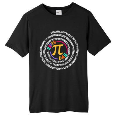 Happy Pi Day 3.14 Mathematic Math Teacher Tall Fusion ChromaSoft Performance T-Shirt