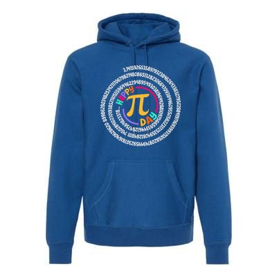 Happy Pi Day 3.14 Mathematic Math Teacher Premium Hoodie