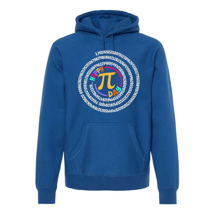 Happy Pi Day 3.14 Mathematic Math Teacher Premium Hoodie