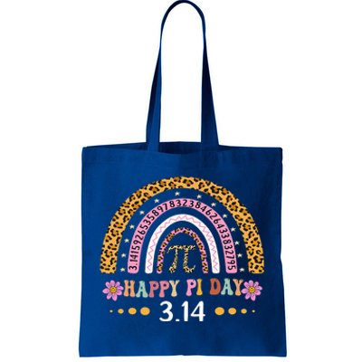 Happy Pi Day Mathematic Math Teacher Rainbow Tote Bag