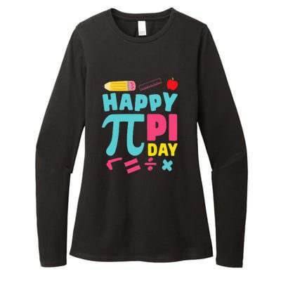 Happy Pi Day Mathematic Math Teacher Womens CVC Long Sleeve Shirt