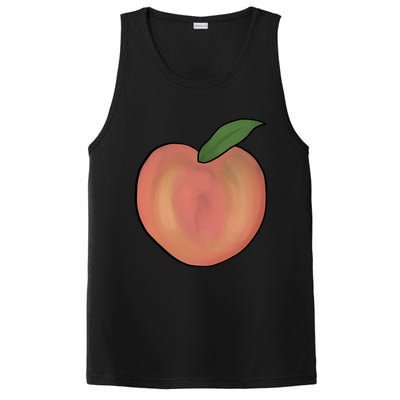 Handdrawn Peachy Delight Present Fruit Lovers Gift PosiCharge Competitor Tank