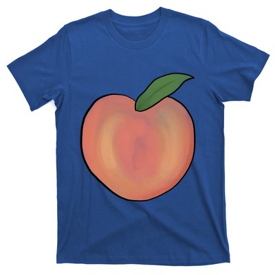 Handdrawn Peachy Delight Present Fruit Lovers Gift T-Shirt